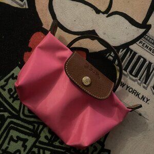 small longchamp le pliage pink